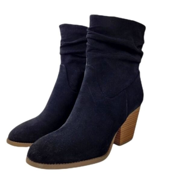 NWT Black slouch boots sz. 7.5 - Picture 1 of 7